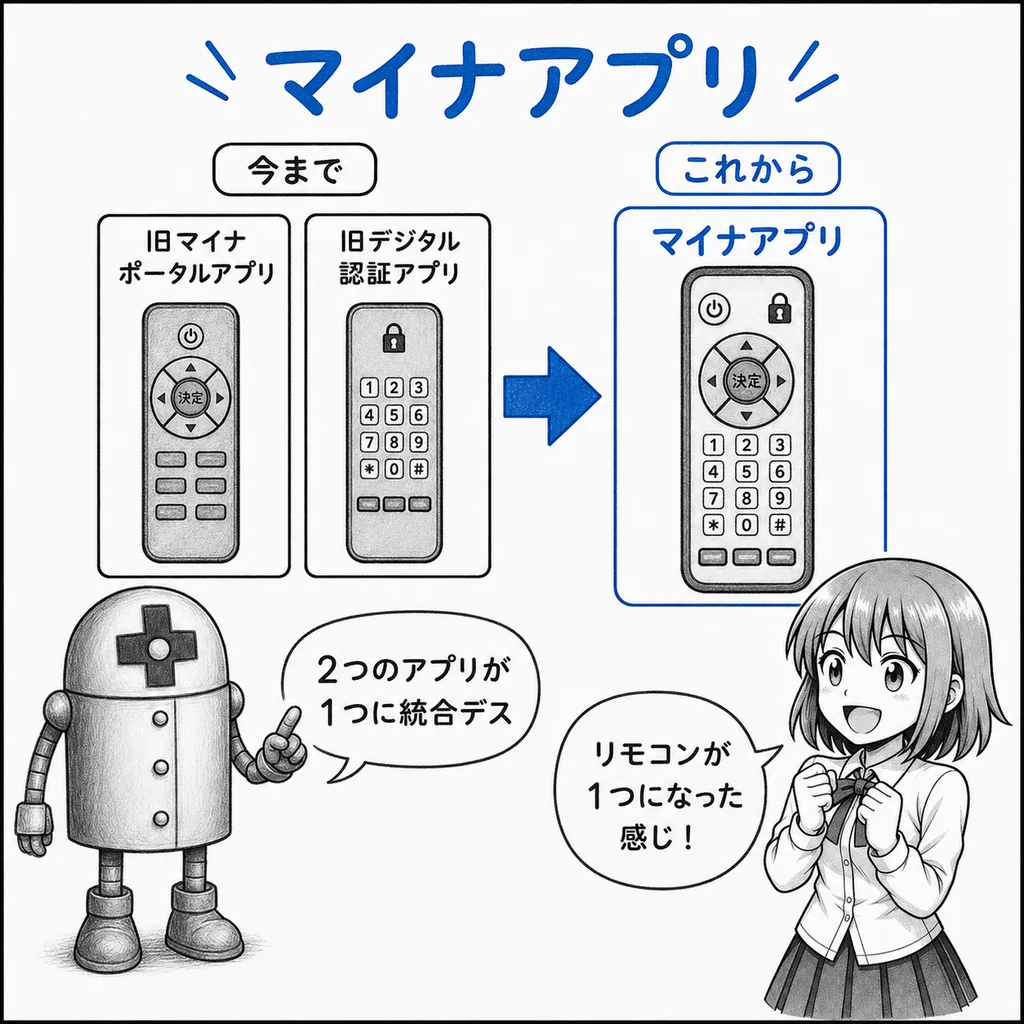 マイナポータルアプリが「マイナアプリ」に　本人確認や電子署名を1つのアプリへ