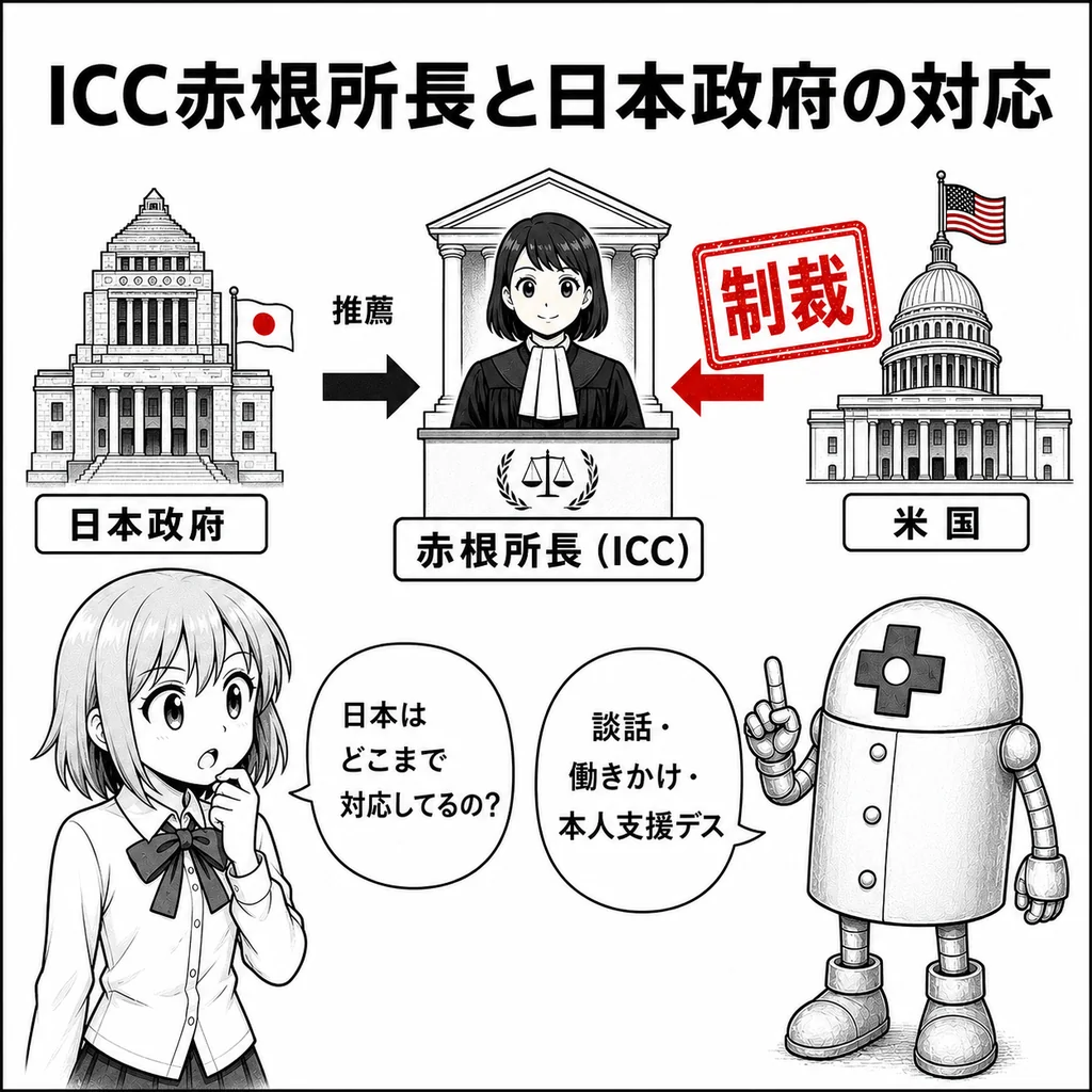 米国がICC赤根智子所長を制裁 日本政府はどこまで対応している?