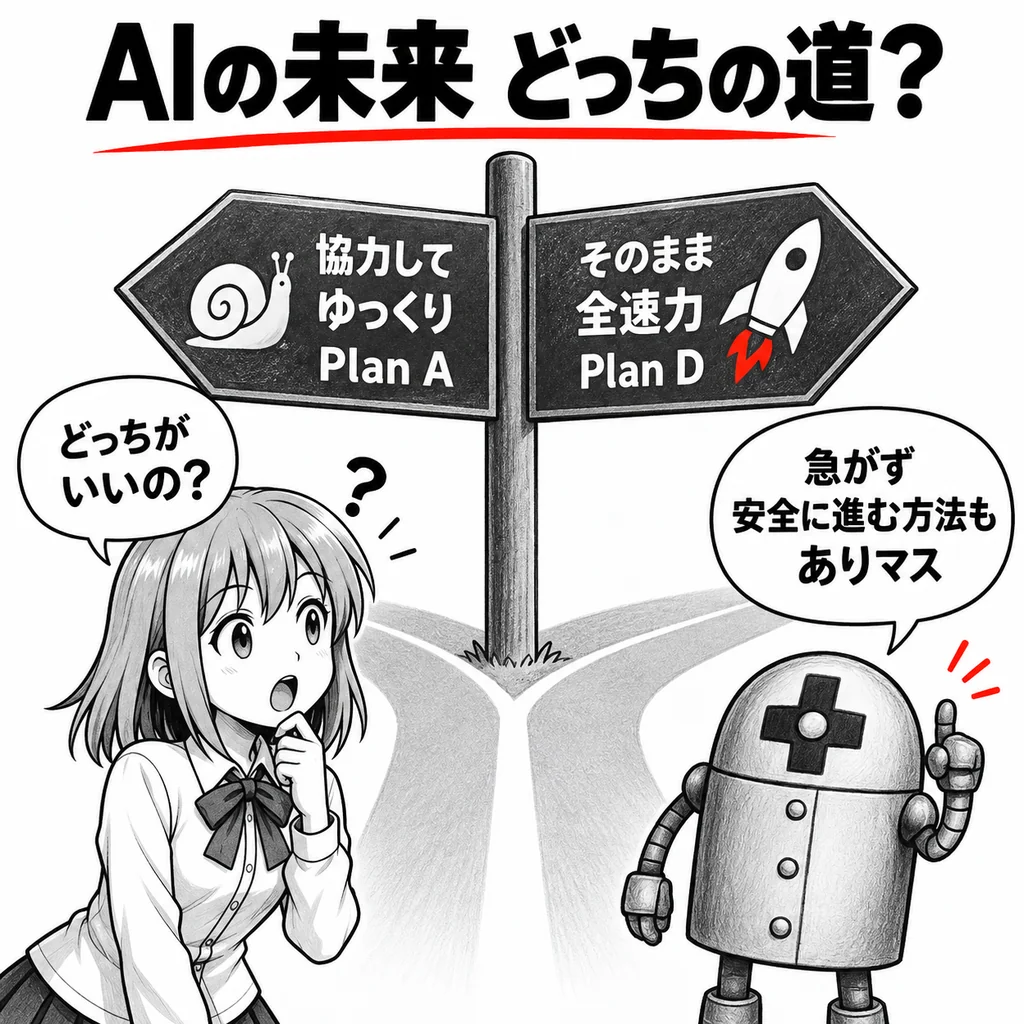 AI開発は止める？競争する？　「AI 2040」が示した超知能AIへの5つの道