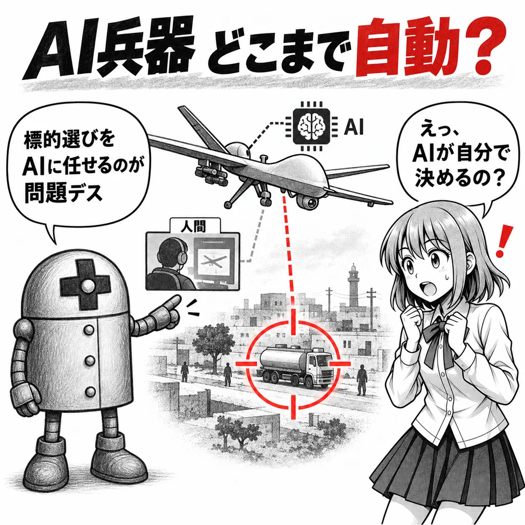 AI兵器はもう人間なしで標的を選ぶ? 国連が「人類存亡のリスク」まで警告した理由