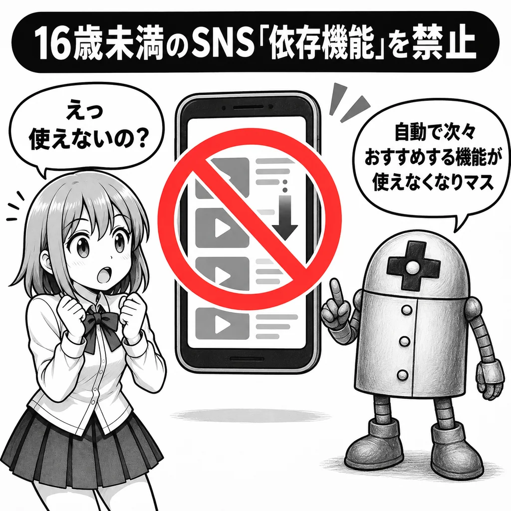 カリフォルニア、16歳未満のSNS「依存機能」を禁止 AI会話おもちゃも2031年まで停止