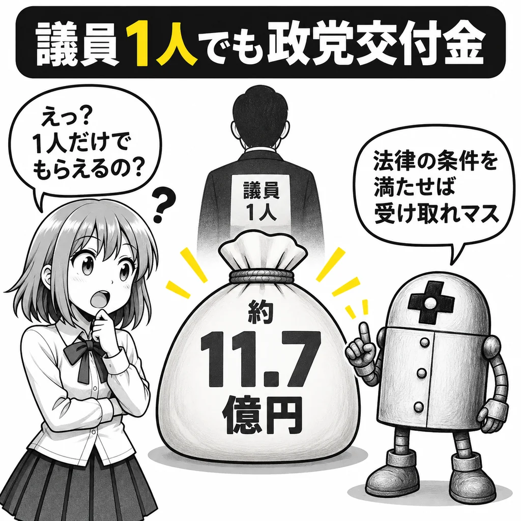 中道改革連合、なぜ議員1人だけ残す? 約11.7億円の政党交付金をめぐり批判