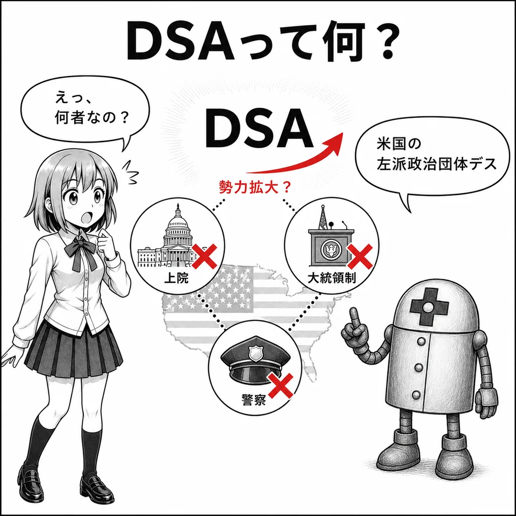 上院・大統領制・警察を廃止? 会員12万人に拡大した米国「DSA」とは