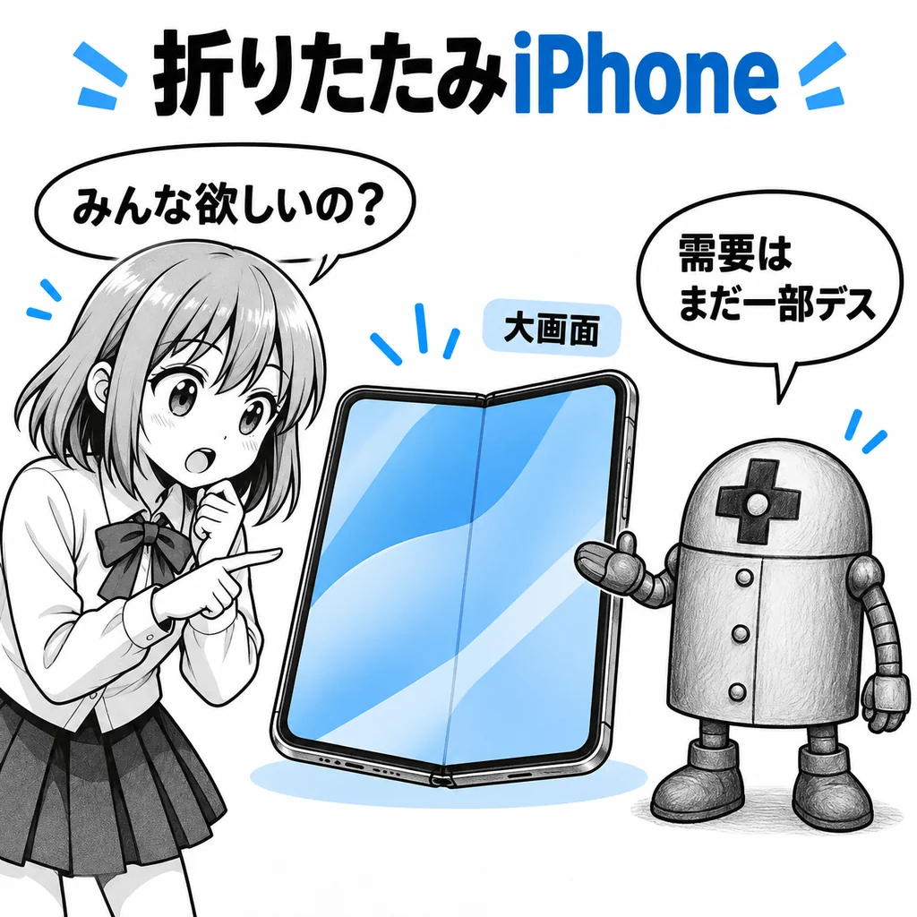 36万円の「折りたたみiPhone」登場　そもそも折りたたみスマホは誰が欲しい？