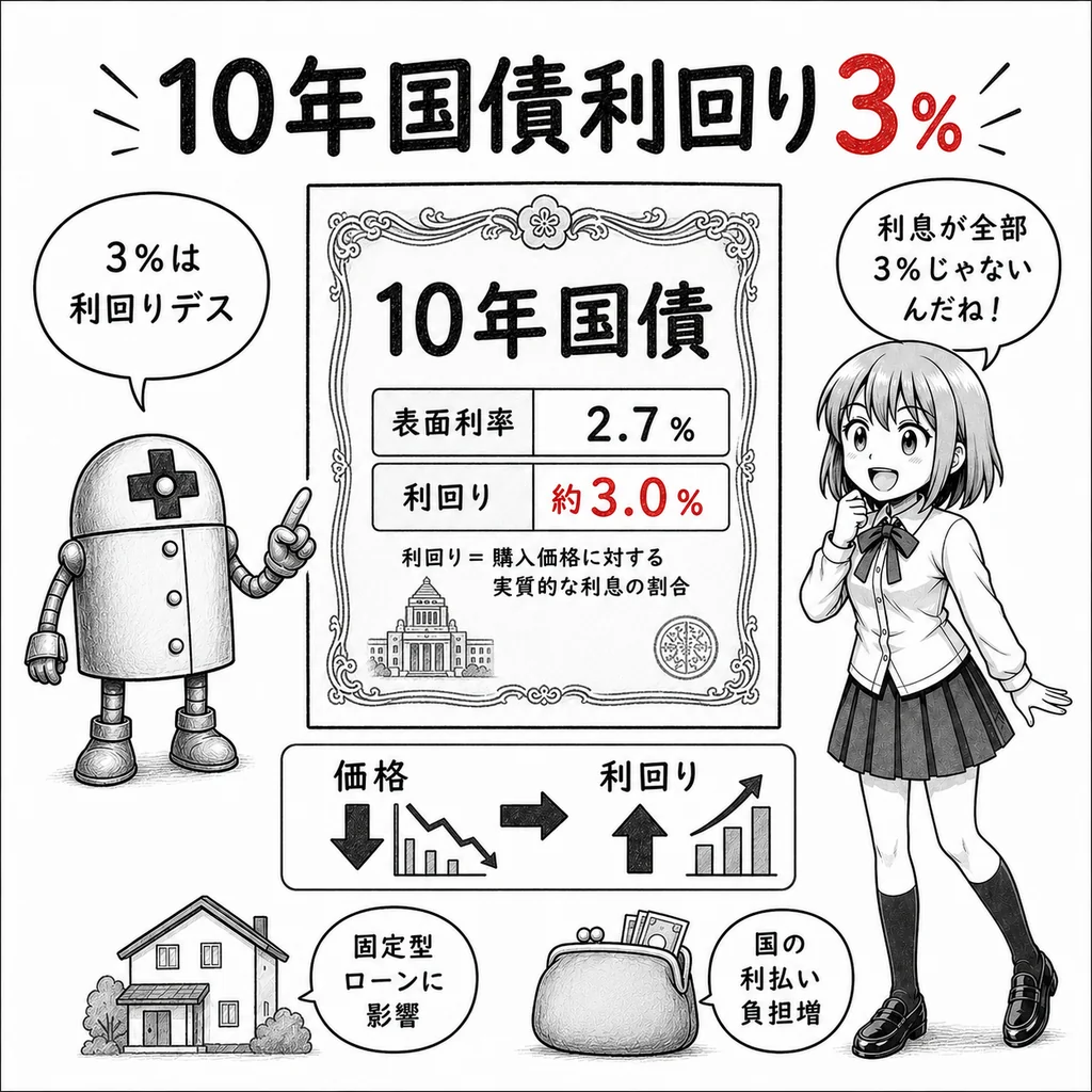 日本の10年国債金利が3%に 30年ぶりの水準、住宅ローンや国の財政にどう影響?