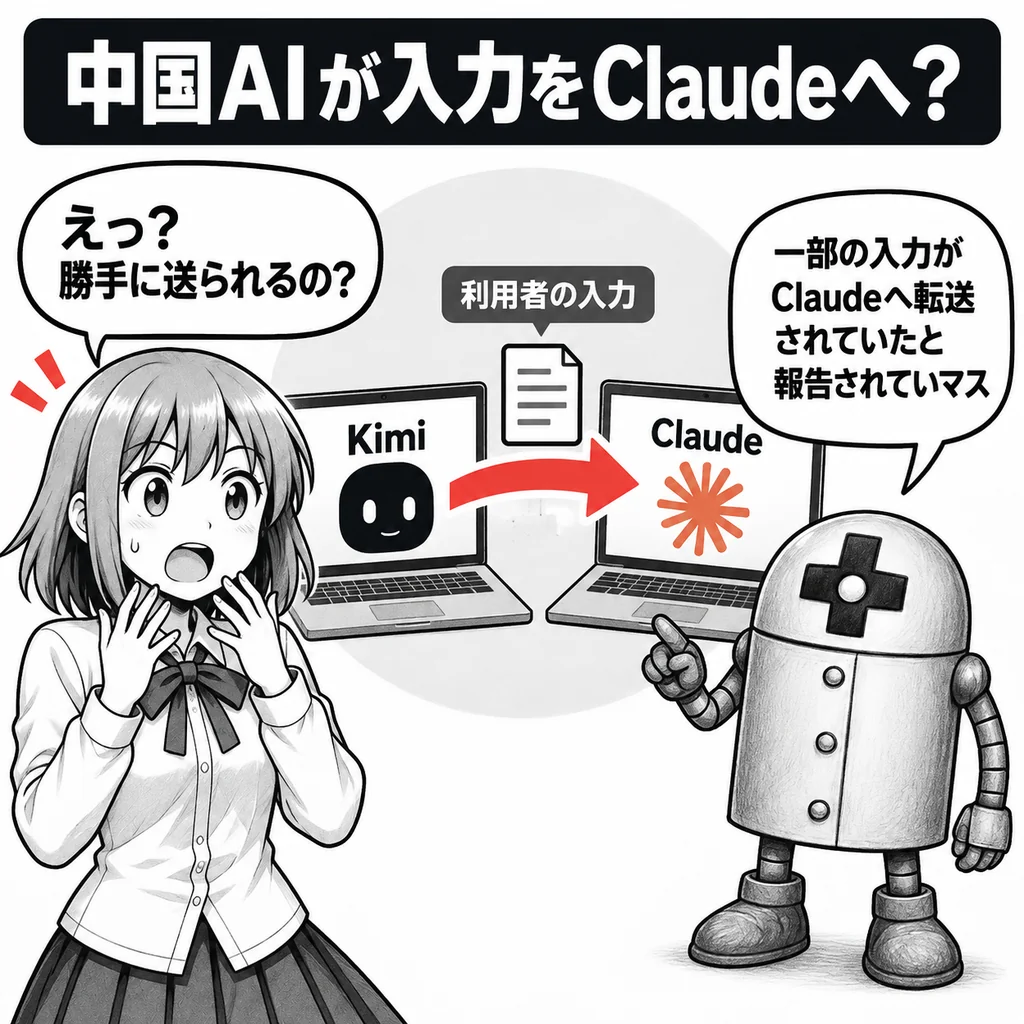 中国AI「Kimi」「DeepSeek」、利用者の入力をClaudeへ転送か　軍・政府関連の情報も