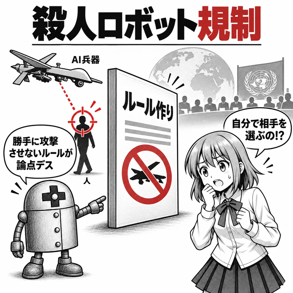 「殺人ロボット」規制へ一歩 128か国がLAWSの共通文書で合意