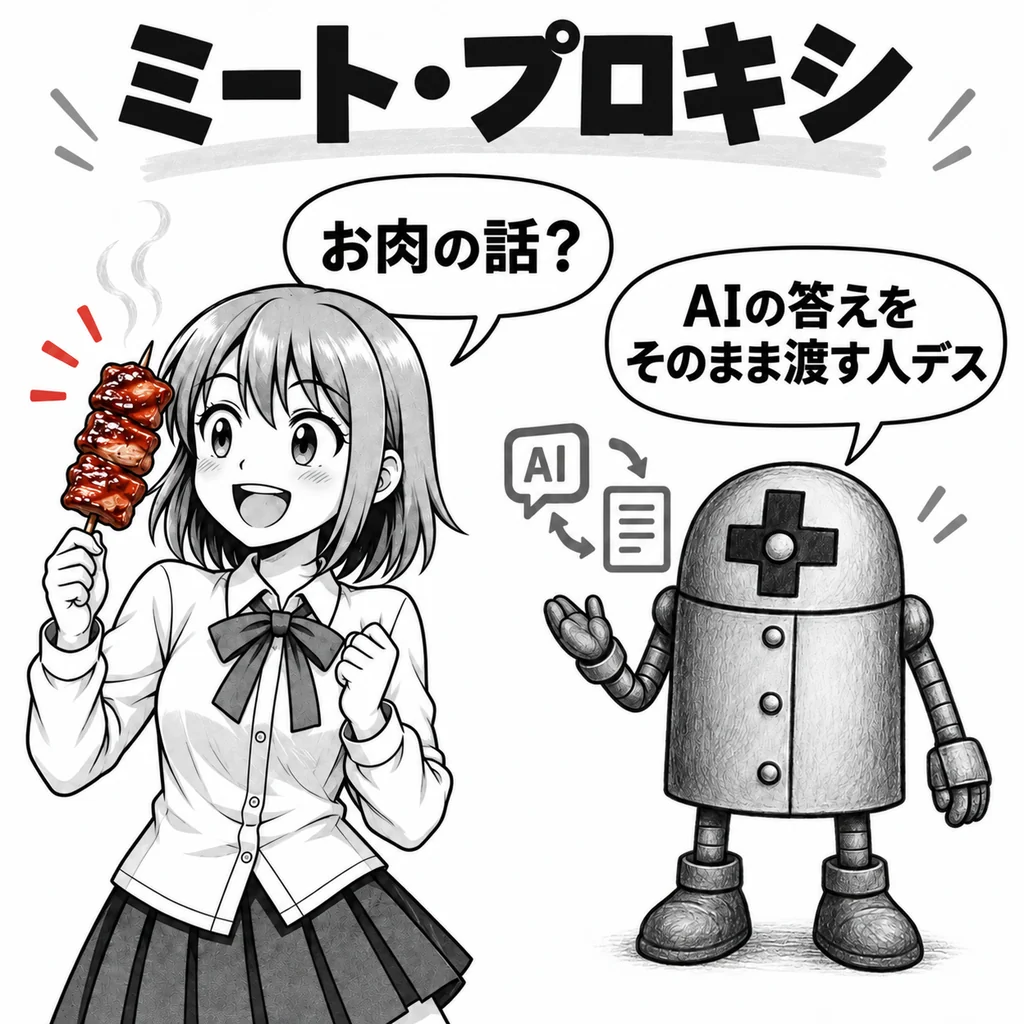 「ミート・プロキシ」とは？ AIの回答をそのまま横流しする人を指す新語