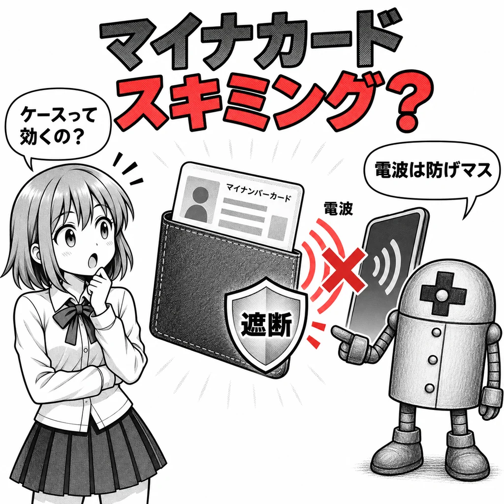 マイナカードの「スキミング防止ケース」は必要？　本当に情報を盗まれるのか調べてみた