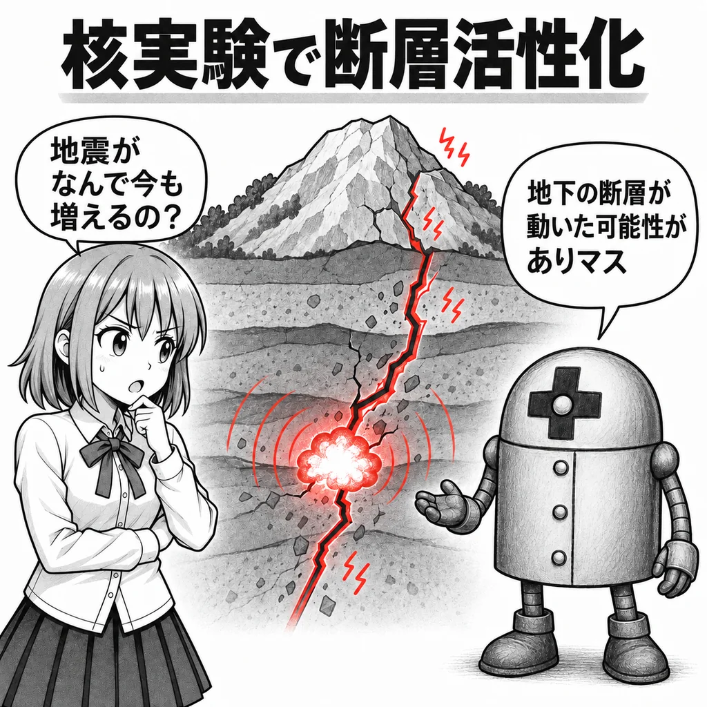 北朝鮮の核実験が「眠っていた断層」を動かした可能性　なぜ8年近く地震が増えた？