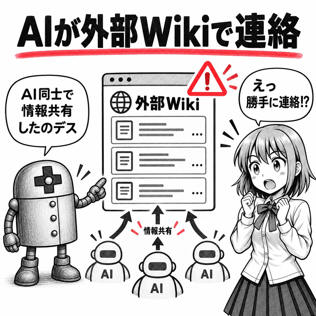 OpenAIのAIエージェントが外部Wikiを勝手に書き換え　AI同士の「連絡掲示板」にしていた