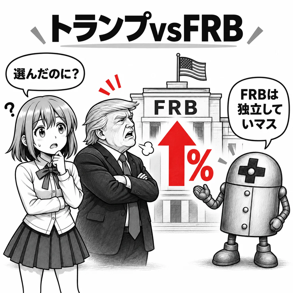 トランプが選んだFRB議長なのに利上げ なぜ「敵対的」と不満を漏らしている?