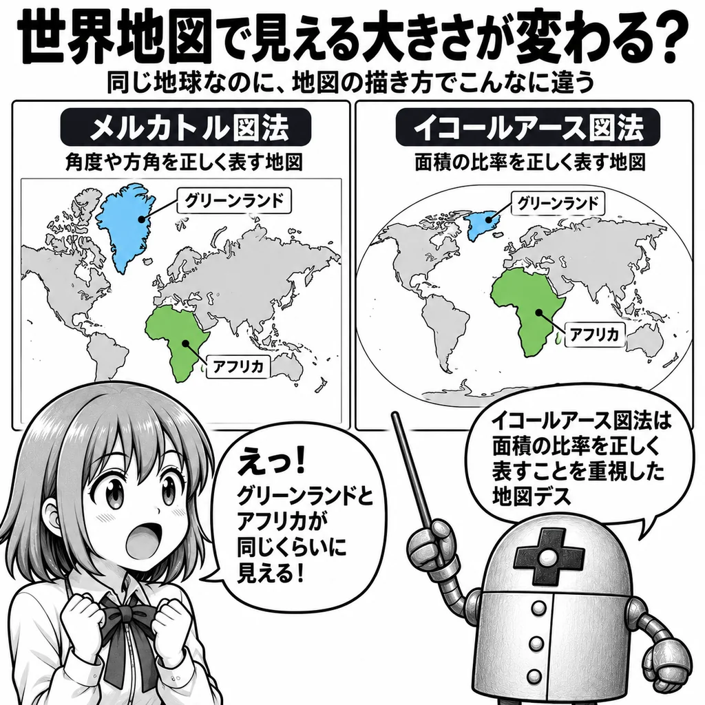 アフリカはグリーンランドの約14倍 国連が促す「面積の正しい世界地図」とは