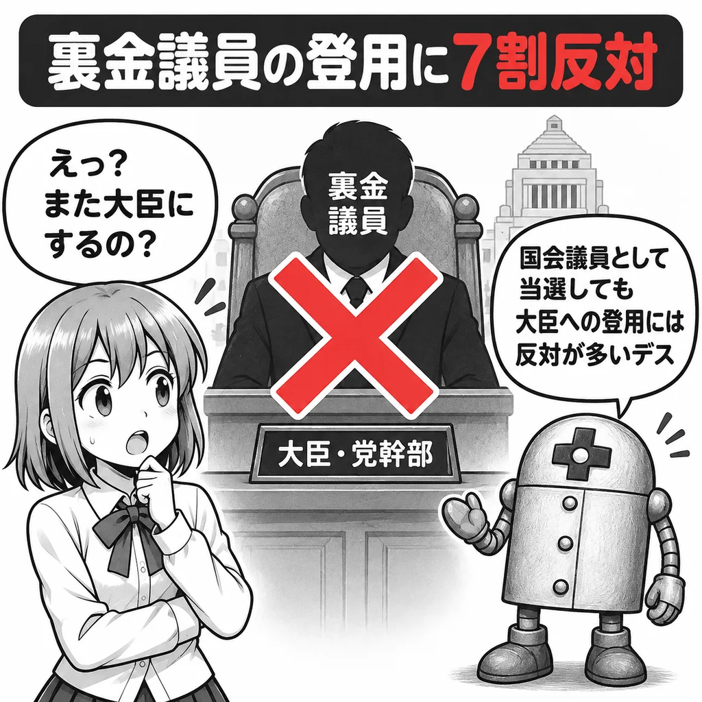裏金議員は再選したのに、なぜ7割が「登用反対」？　高市人気で見える選挙の不思議