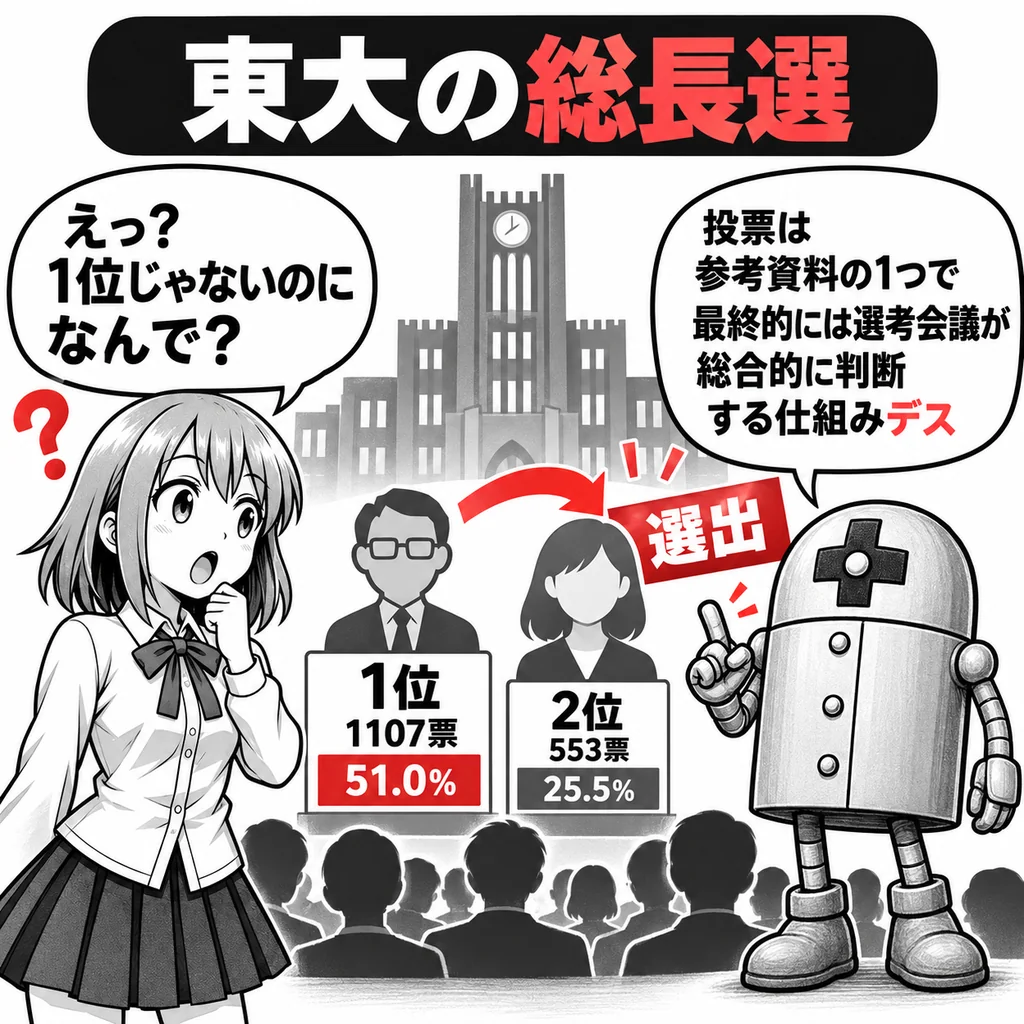 教職員投票で1位が過半数、それでも2位を選出――なぜ?