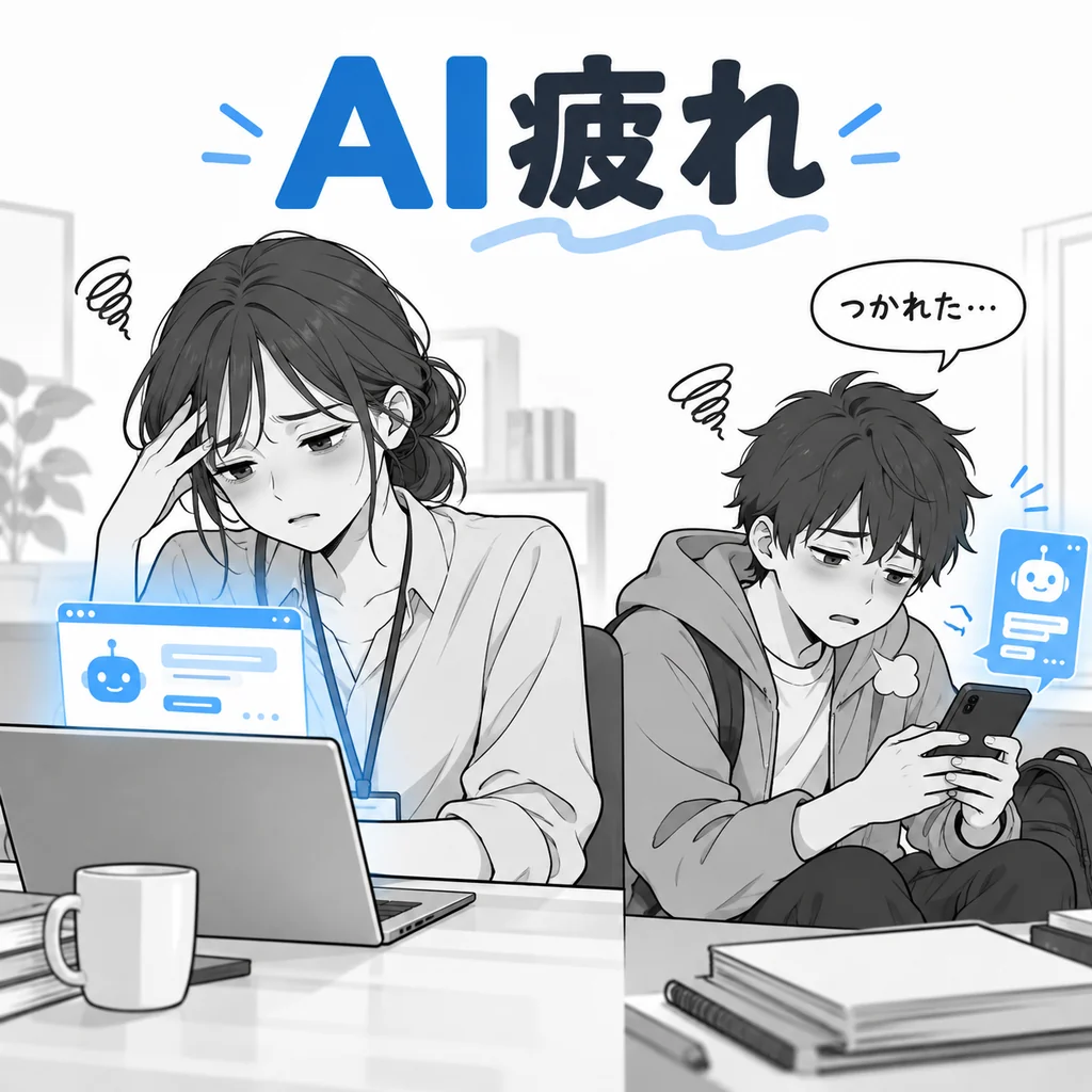 AIを使うと頭も目も疲れる? 利用者の7割が負担を感じた「AI疲れ」の正体