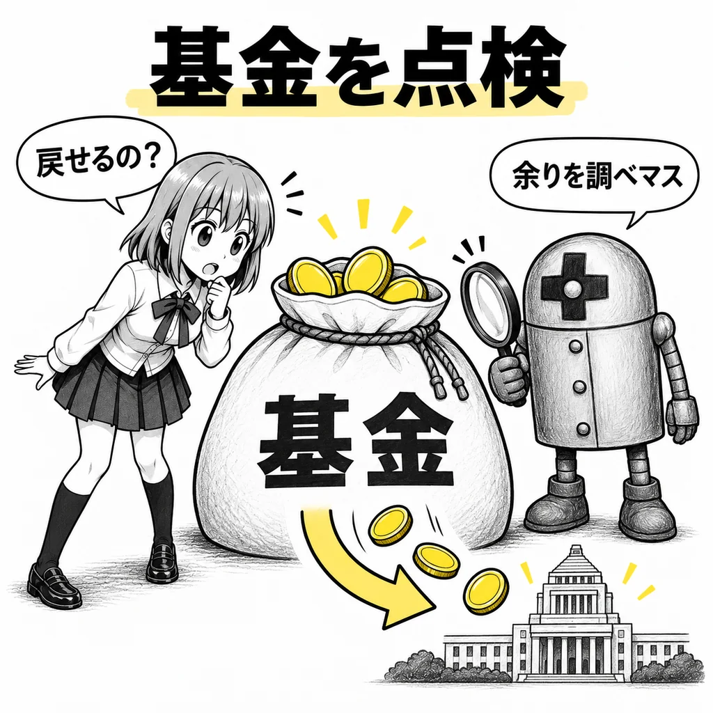 政府が201基金を見直しへ　消費税減税の財源探し？ 約7兆円で足りるのか