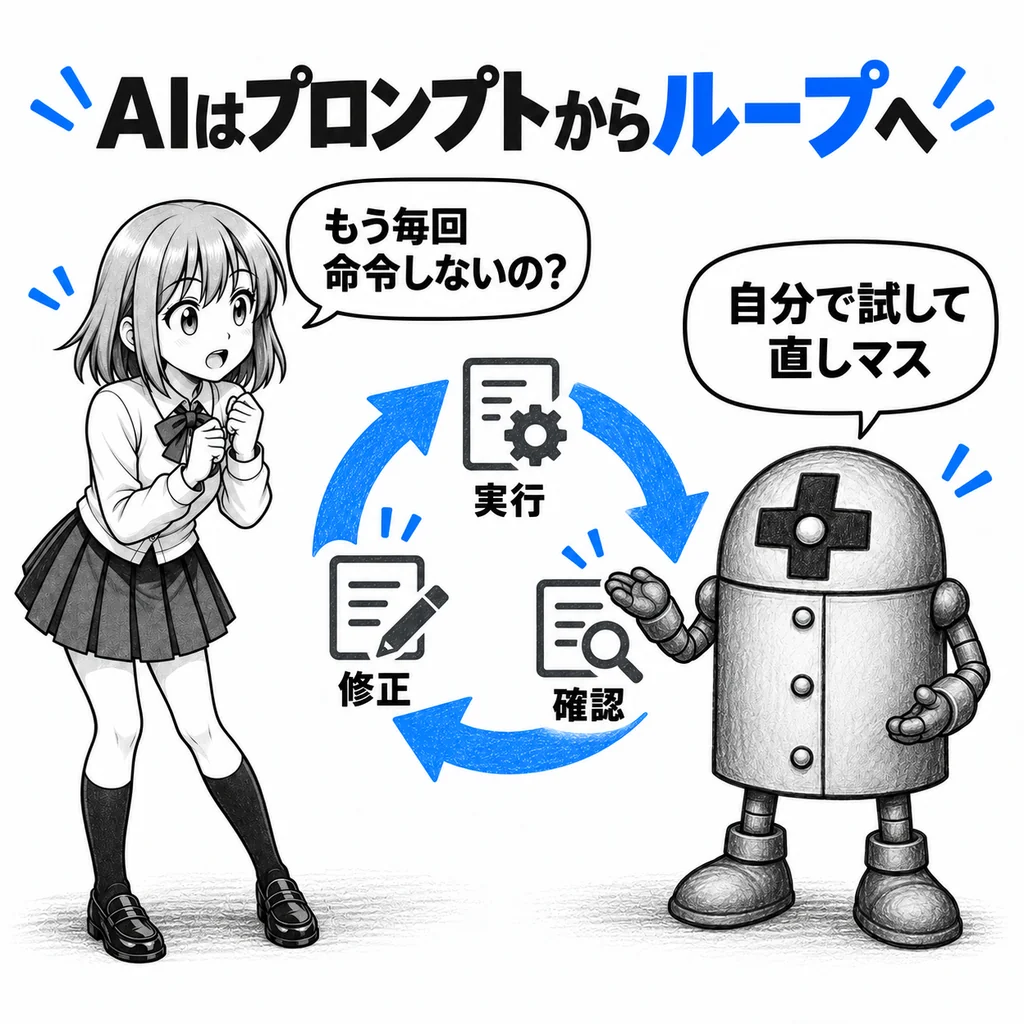 「プロンプトはもう古い、これからは“ループ”」ってどういうこと？　AIの使い方が“一問一答”から変わり始めた