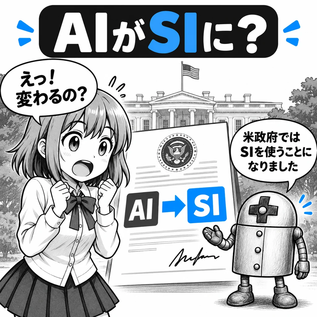 トランプ大統領が米政府の「AI」を「SI」に変更 Big Techは従った? Googleは今も「AI」表記